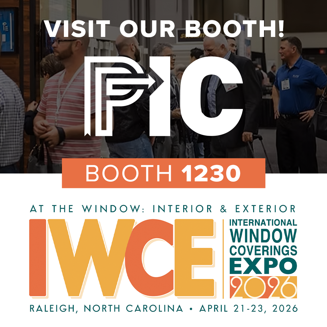 PIC Business Systems exhibiting window coverings ERP software at IWCE 2026 booth 1230 File Name: